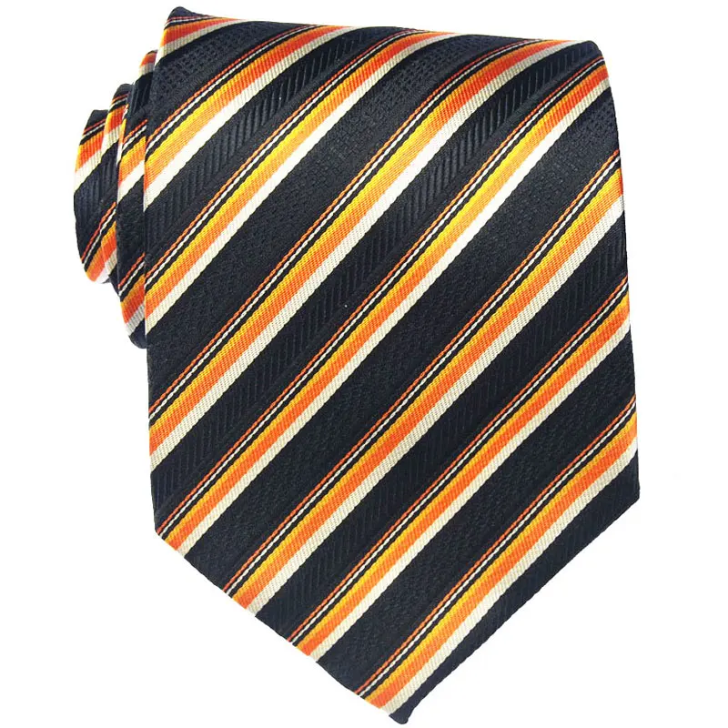 Полосатый костюм галстук для мужчин шелковый шириной 10 см мужской модный