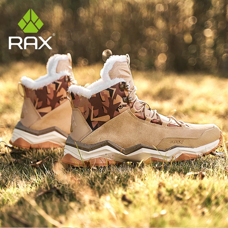 RAX/Водонепроницаемая походная обувь для мужчин Зимние уличные кроссовки ботинки
