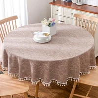 american pastoral round tablecloth tablecloth solid color cotton and linen round coffee table cloth