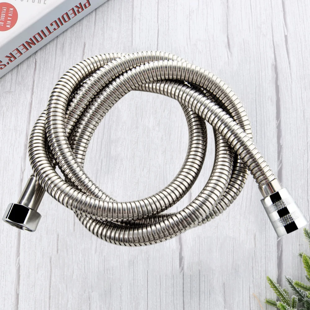 

Stainless Steel Thickened Shower Hose 1.5 Meter G1/2 Bathroom Handheld Connection Tube Sprayer Hose