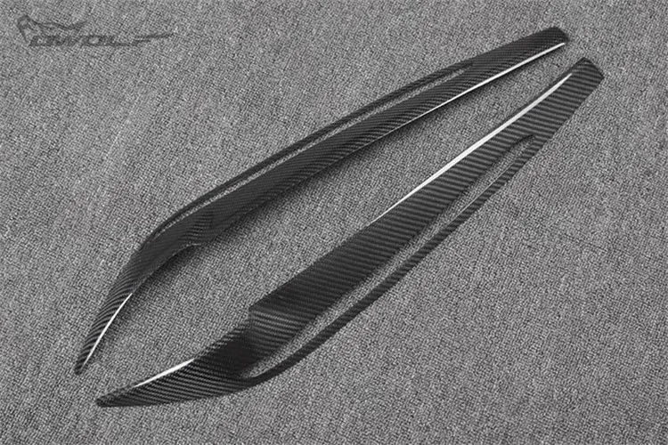 For BMW New X5M X6M F15 F16 f85 F86 X5 refitting a pair carbon fiber lamp eyebrows
