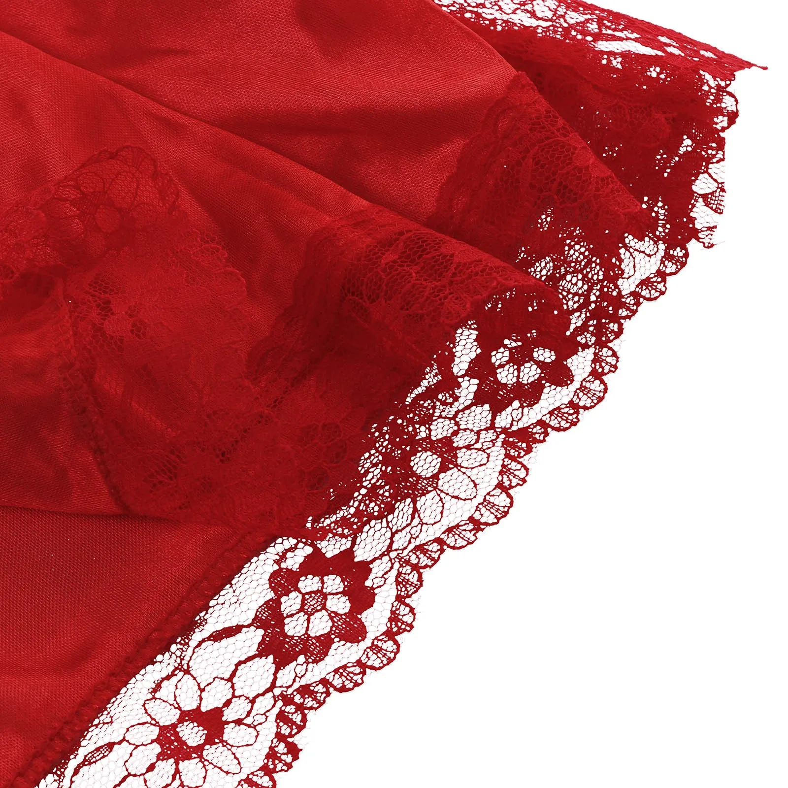 

Woman'S Summer Suspender Short Nightdress Sexy Chemise Nightgown Babydoll Soft Sleepwear Ladies'Tracksuit U*