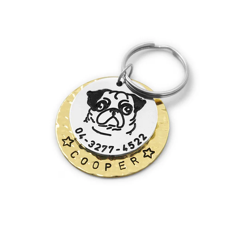 Бирка для собаки Collie с гравировкой на заказ бирка Персонализированная