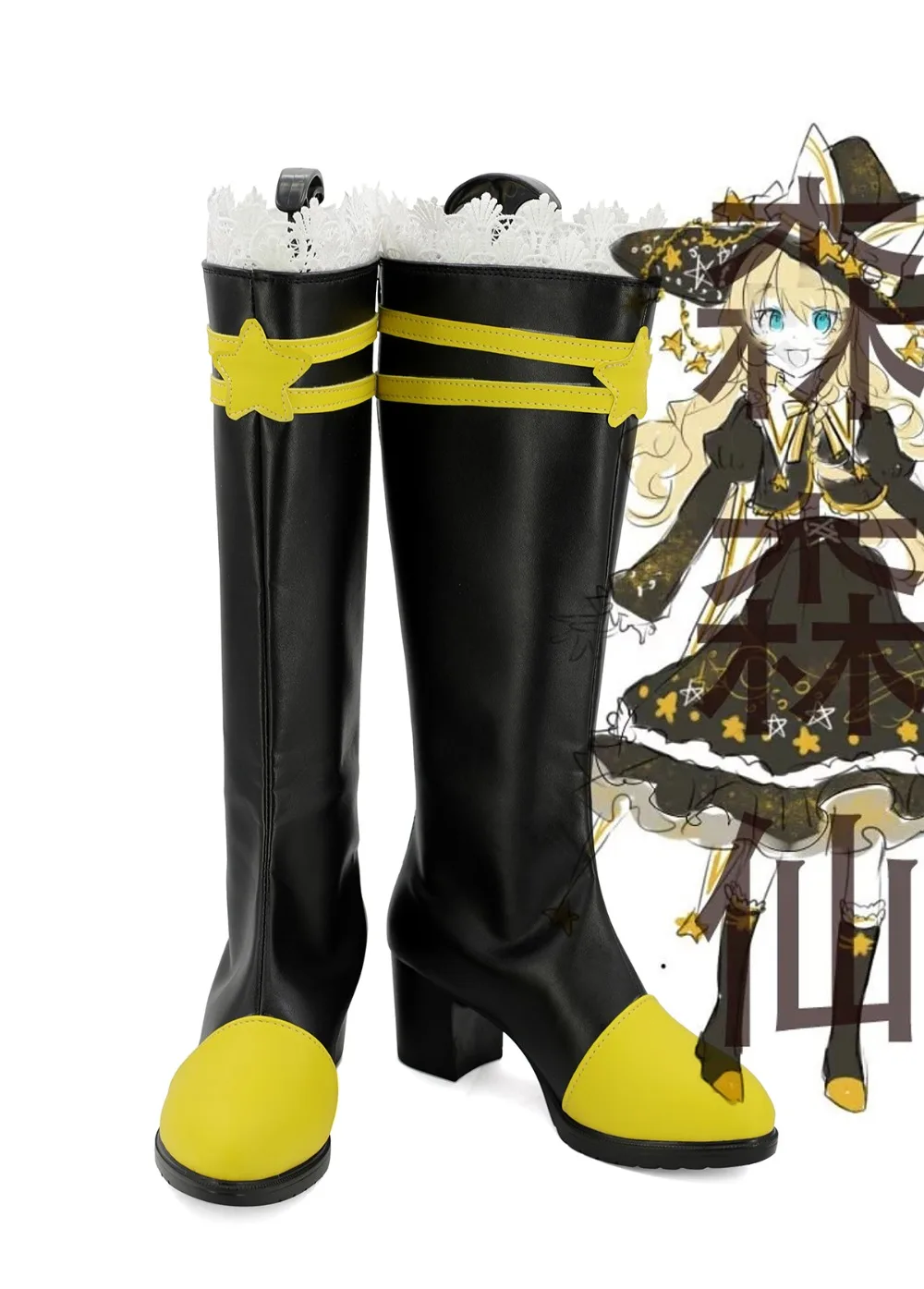 

Проект Toho TouHou Project Kirisame Marisa Cosplay Сапоги обувь на заказ