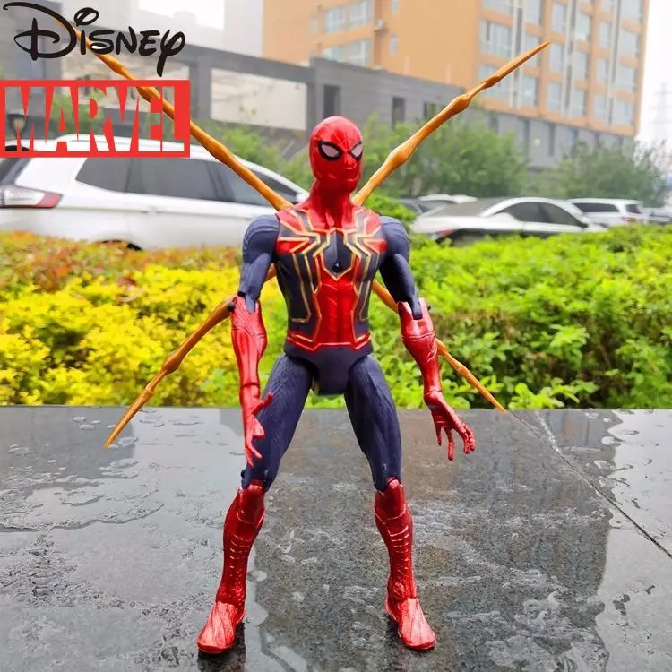 

Disney Marvel Avengers Iron Man Hand-made Anti-Hulk Armor Model Toy Doll Hulk Car Decoration Doll Cartoon Decoration