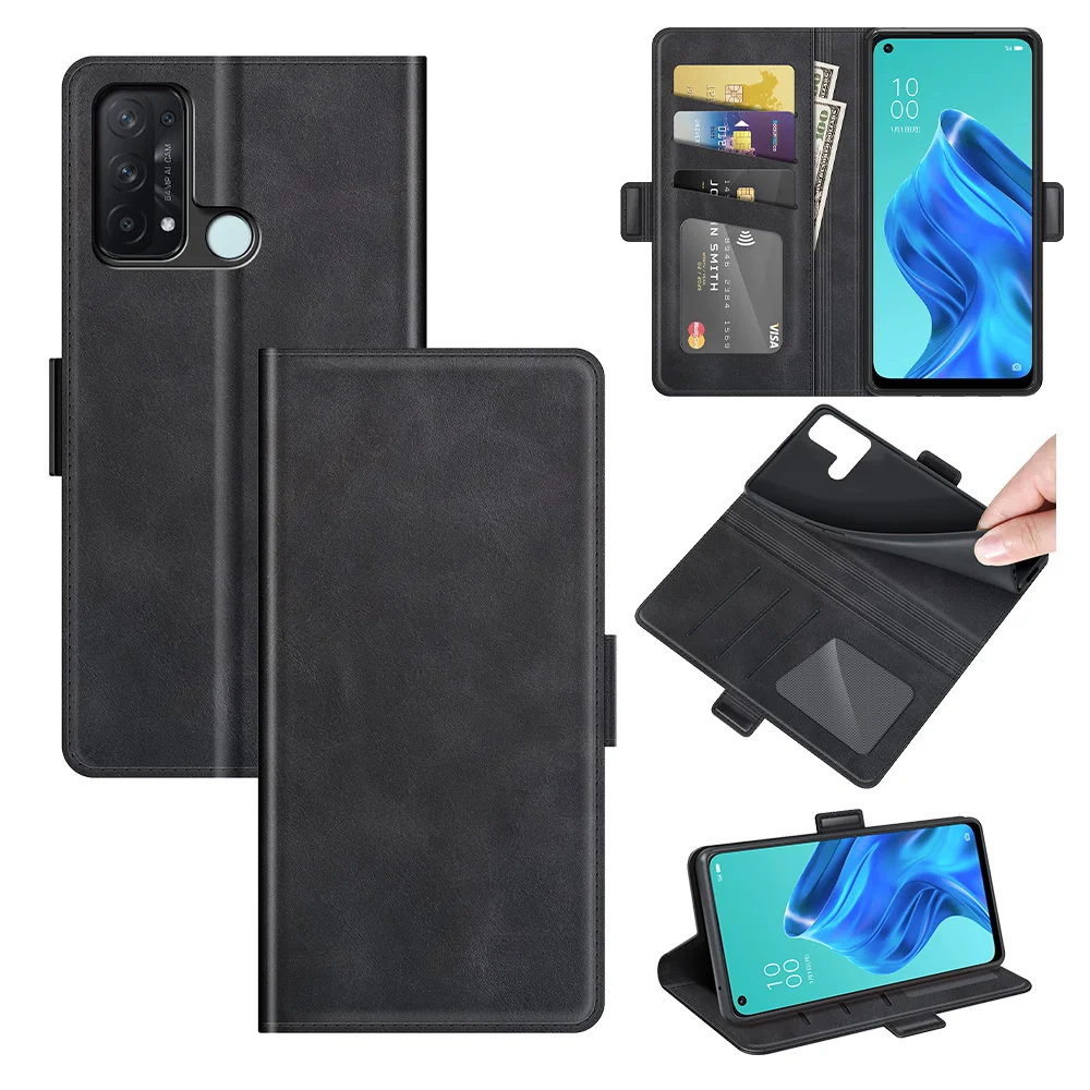 

Case For OPPO Reno 5A Japan Leather Wallet Flip Cover Vintage Magnet Phone Case For OPPO Reno 5A JP Coque