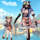Костюм для косплея из аниме Genshin Impact Sayu, милое кимоно, костюм на Хэллоуин, одежда для карнавала, вечеринки, новинка 2021