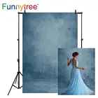 Синий однотонный фон Funnytree для фотосъемки, портрет 8 марта, свадебная фотосессия, свадьба, весенний фон, фотостудия, фотозона