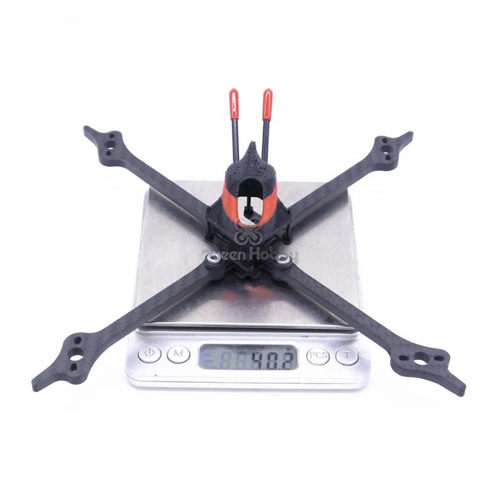 Fonter Kpro200 200 мм X Тип 5 Arm с ремень батарейка Full Carbon Fiber FPV Квадрокоптер рамка набор