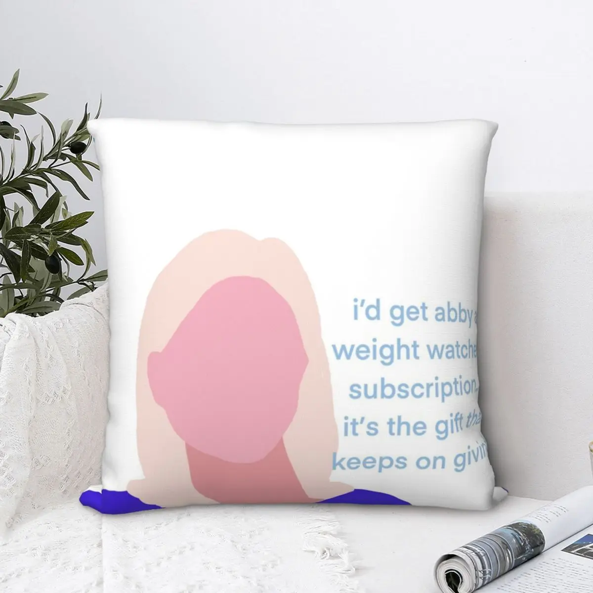 Квадратная наволочка для подушки с изображением танцев Рождества декоративная