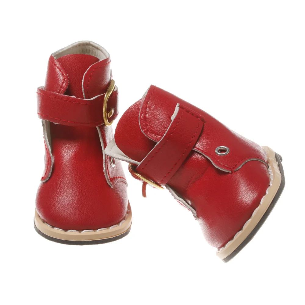 Новые кукольные сапоги обувь из искусственной кожи для 18 дюймов ручной работы