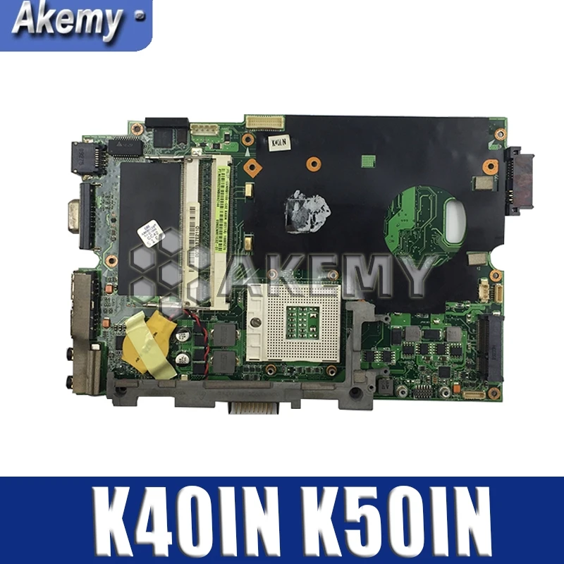 AK K40IN K50IN материнская плата для ноутбука For Asus X8AIN X5DIN K40IP K50IP K40I K50I K40 K50 тестовая