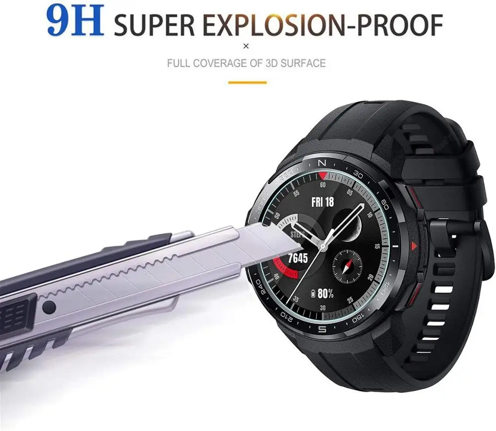4 шт./партия закаленное стекло для Huawei Honor Watch GS Pro защитная пленка экрана с защитой