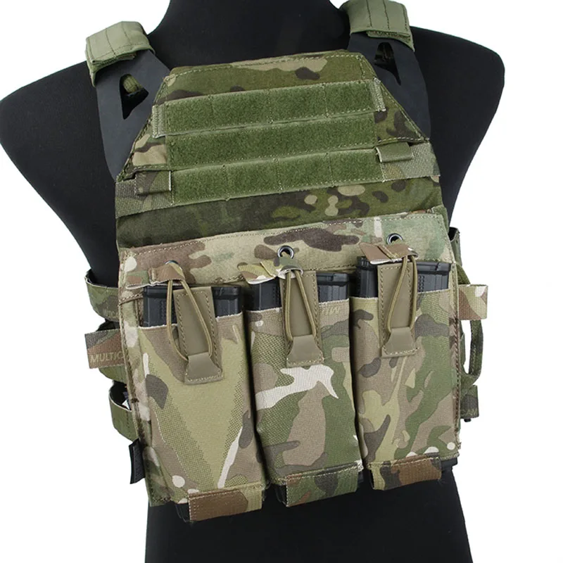 Сумка Тактическая Molle M4 с тройной магнитной сумкой TMC3465 BK/CB/RG для тактического