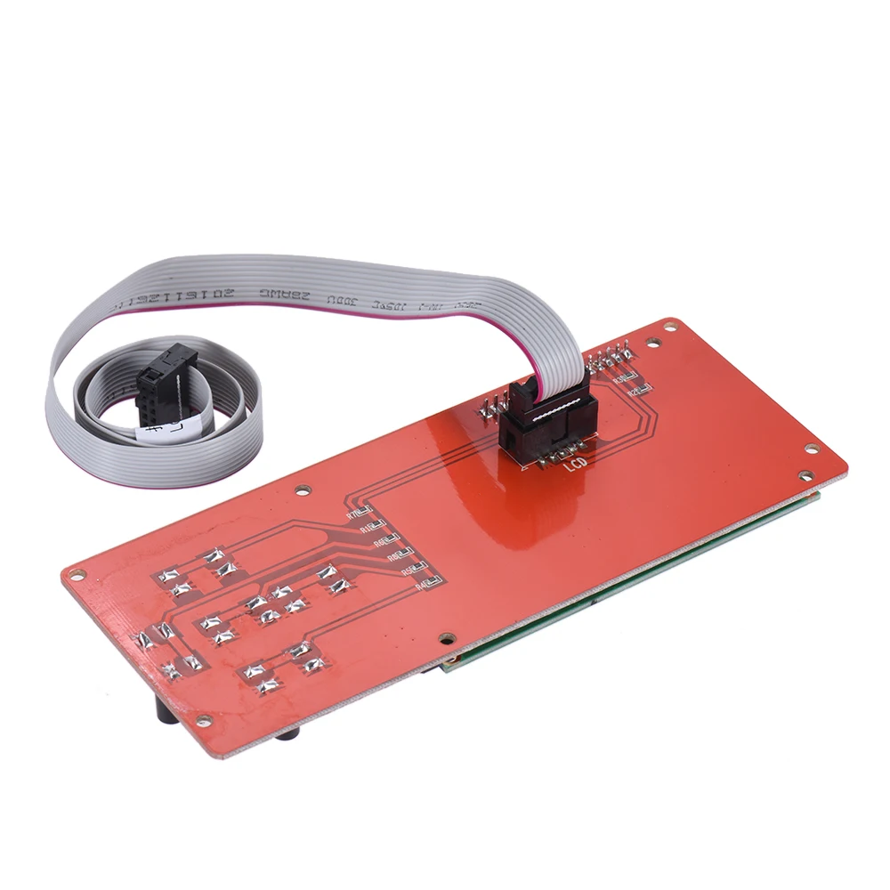 Anet 2004 Модуль контроллера экрана смарт дисплея с ЖК дисплеем и кабелем для RAMPS 1 4 Mega