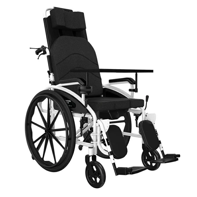 

SLY-119 New Product Lightweight Adjustable High Back Foldable Manual Toilet Wheelchair For Disabled