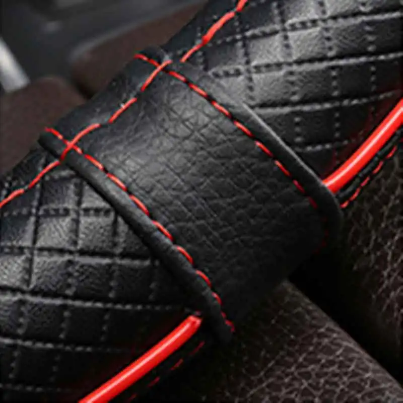 Кожаный чехол на руль автомобильные аксессуары для салона geely ck emgrand ec7 x7 mk cross sc7