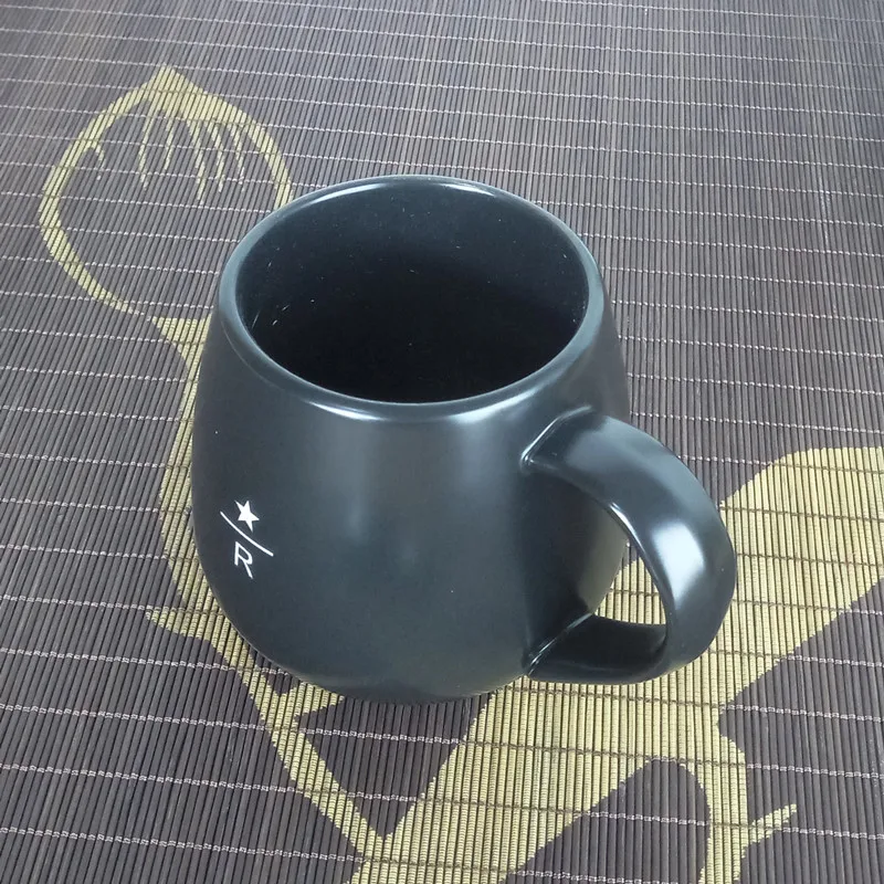 New Large Capacity Creative Gift Mugs With Lid Spoon Black Mug Ceramic Cup Coffee Home Office Drinkware Unique 5ZDZ118 | Дом и сад