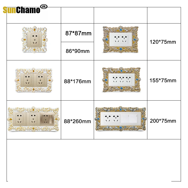 Переключатель на стену с наклейками защитная крышка Европейский полимер