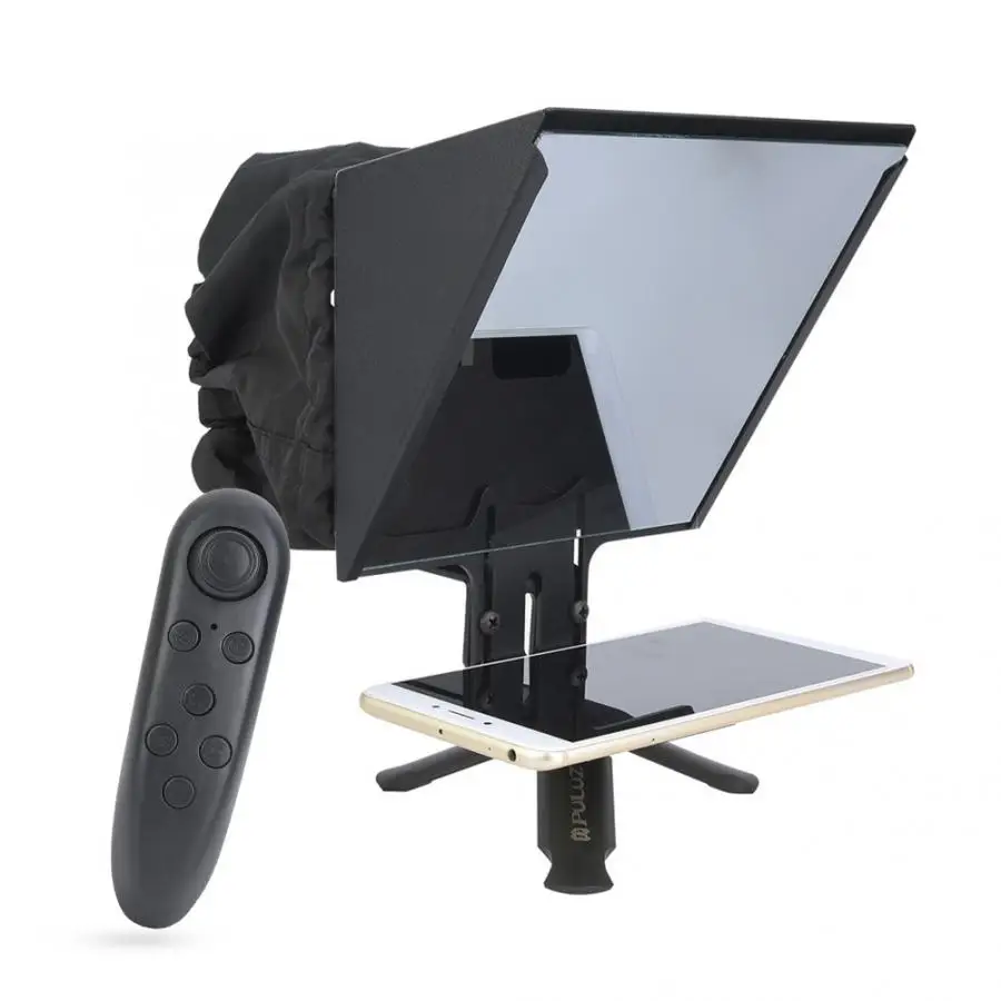YS-ZX5 5 inch Portable Smartphone Teleprompter for DSLR Camera Wireless Control audio profesiona