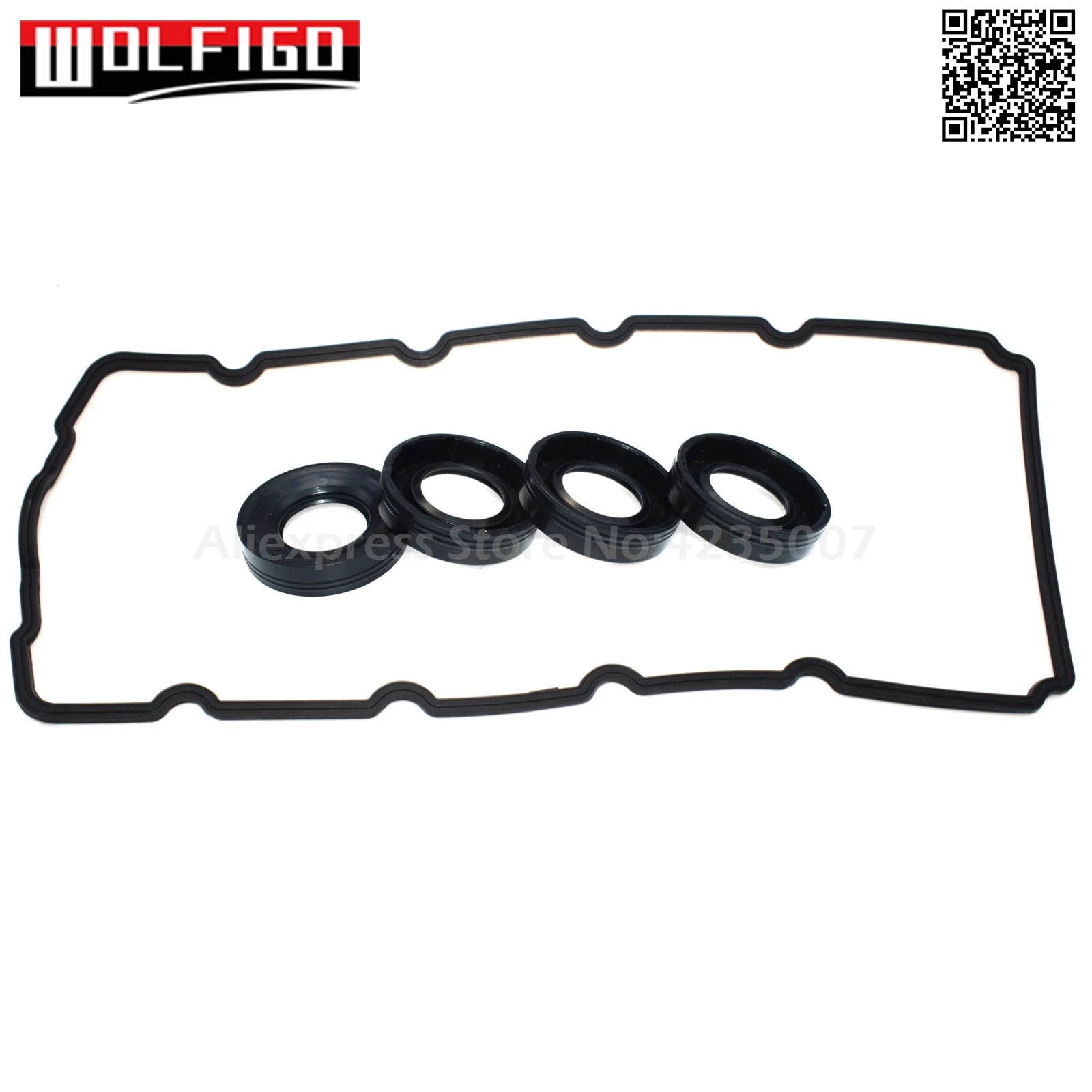 WOLFIGO новый комплект прокладок для крышки клапана двигателя 11121485838 MINI R50 R52 R53 ONE COOPER