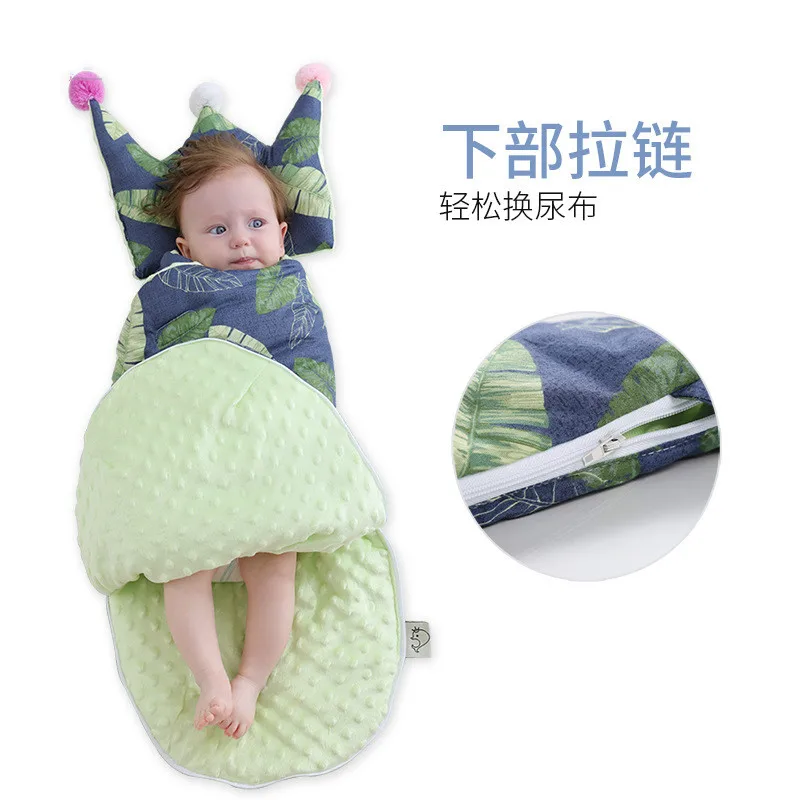 Детское Хлопковое одеяло конверт детский спальный мешок коляска с принтом