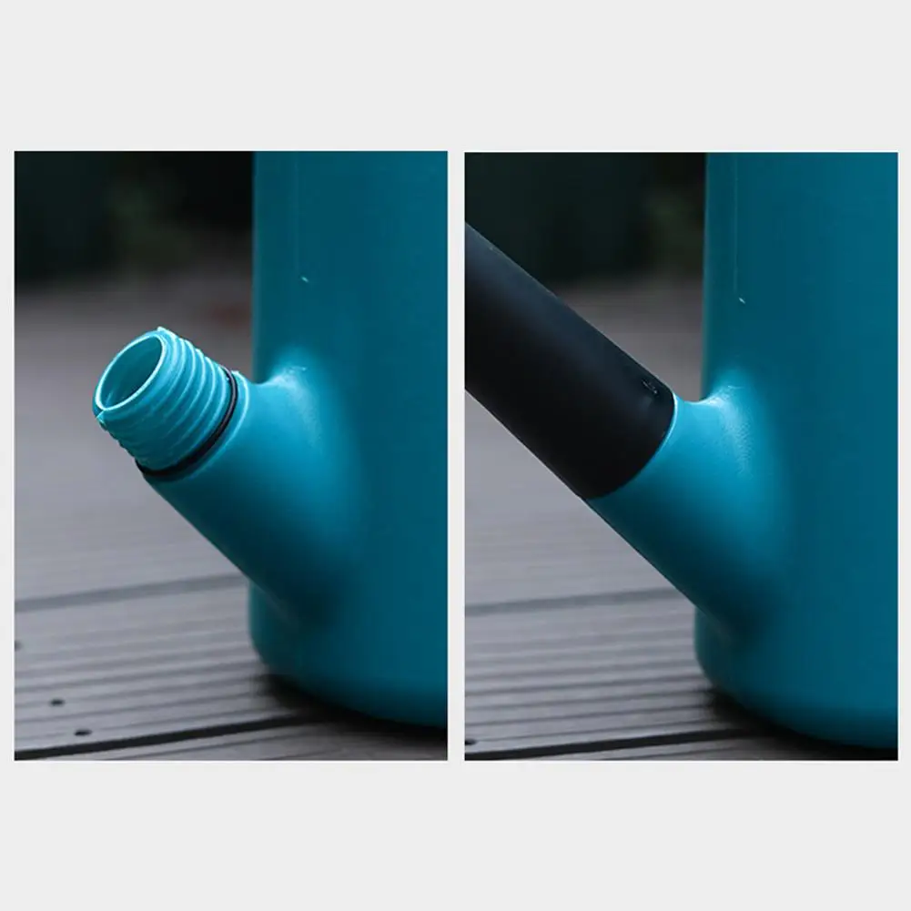 Новая садовая Лейка с длинным горлышком пластмассовая крышкой и большой