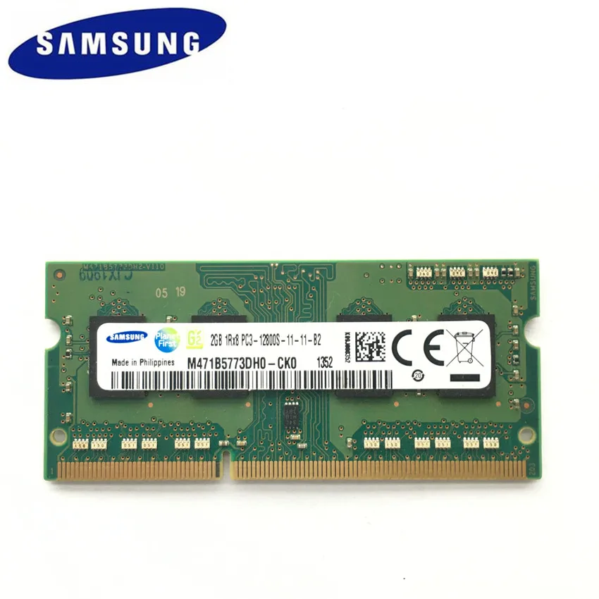 SAMSUNG DDR3 2GB 1RX8 2RX16 PC3 12800S 2GB 1600Mhz Память ноутбука 2G PC3 12800S 1600 MHZ модуль ноутбука SODIMM ram