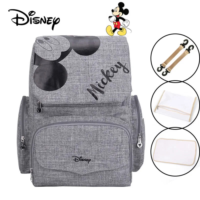 29 no usb Disney бутылочки для кормления Изоляционные сумки USB Ткань Оксфорд сумка для хранения подгузников рюкзак мода водонепроницаемый большой емкости Сумки для подгузников - Цвет: 29 no usb
