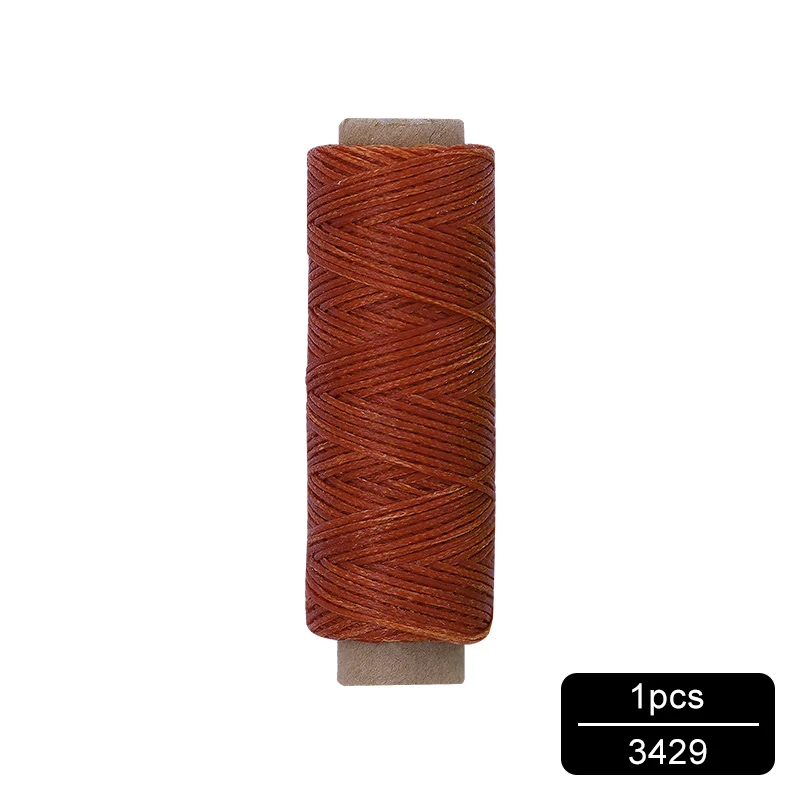 NO.3429 MIUSIE 1 шт. 50 м 150D 1 мм кожаный вощеный шнур для DIY инструмент для рукоделия ручная строчка плоская Вощеная швейная линия - Цвет: NO.3429