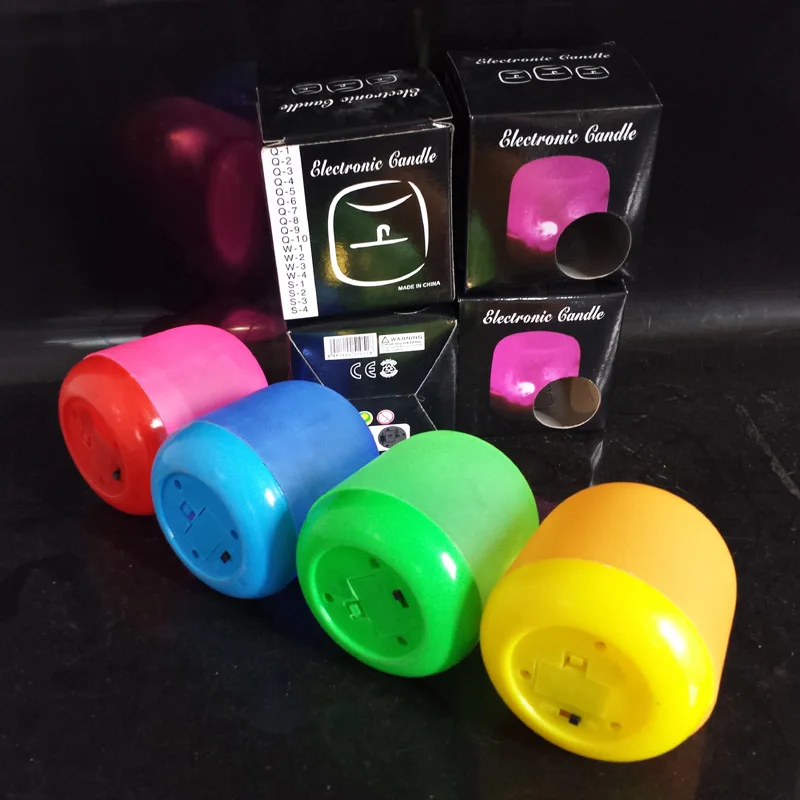 Светодиодный свечах светильник электрическая свеча Сенсор Управление Кофе бар