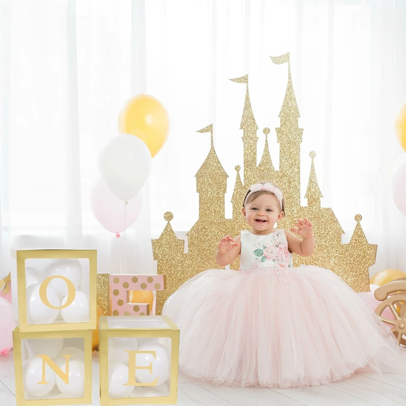 PATIMATE 1 день рождения украшения одна коробка из картона крещение для душа