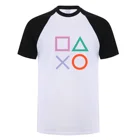 Футболка для геймпада Playstation Controller Мужская, повседневная крутая хлопковая рубашка с коротким рукавом, летний топ