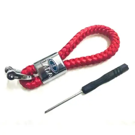 Кожаное кольцо для ключей мотоцикла Lada Marsz GRANTA KALINA LARGUS NIVA PRIORA SAMARA TOSCANA XRAY|Кольца