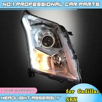 car accessories for cadillac srx headlights 2011 2014 srx led headlight drl lens double beam d2h hid xenon bi xenon lens