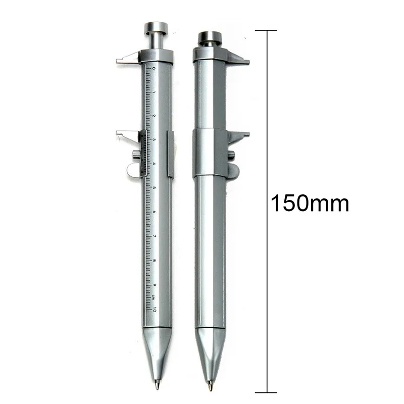 

Multifunction Gel Ink Pen Vernier Caliper Roller Ball Pen Stationery Ball-Point Ball-Point 0.5mm Drop shipping