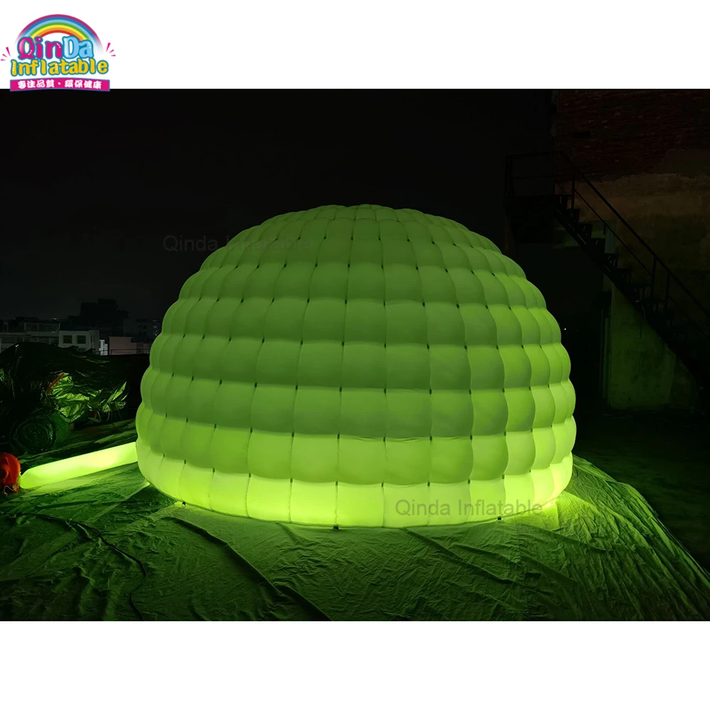 Party Event Wedding Giant Led Light Inflatable Dome Tent From China images - 6