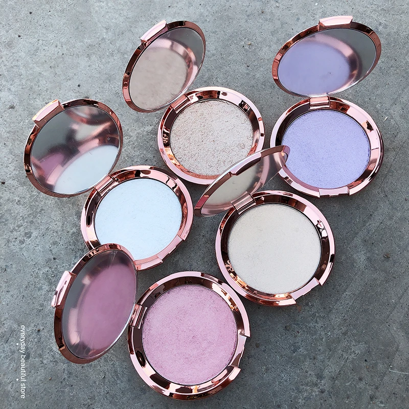 Хайлайтер пудра лицо тело отбеливатель бронзер палитра Макияж набор свечение