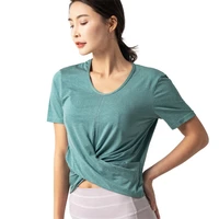 new style ballet dance training clothing adult women solid color dancing top elastic cotton blouse fast dry loose base shirt