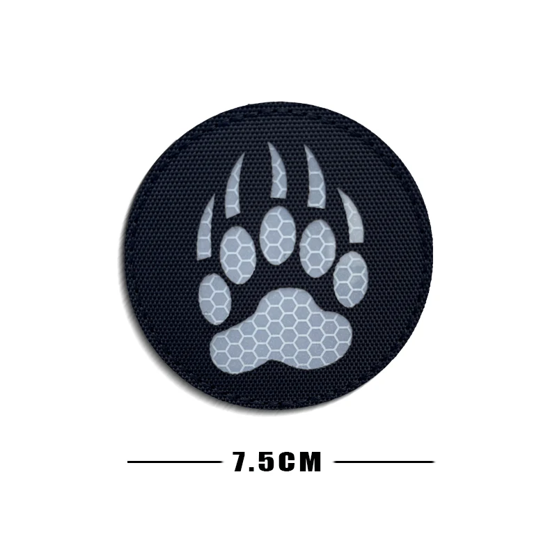 K9 нашивки в форме собак Инфракрасный ИК paw питомца собаку K-9 Мультикам