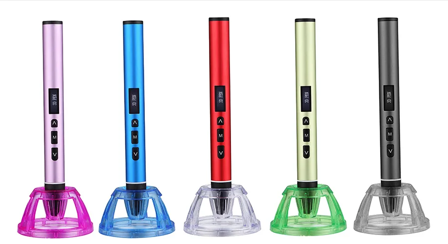 USB 3D Ручка 3D ручка для печати и 50 м pla нити 5 м x10 цветов лучший рождественский подарок