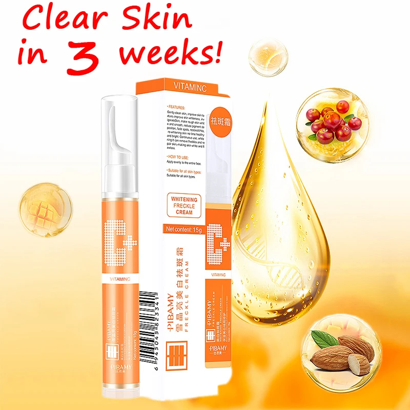 

15ml Vitamin C Blemish Removal Gel Whitening Anti Freckle Cream Pen Effective Remove The Freckle Pigmented Melanin Spots