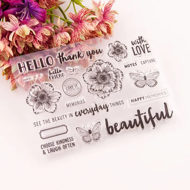 Прозрачные штампы/силиконовые уплотнения для скрапбукинга сделай сам | Дом и сад