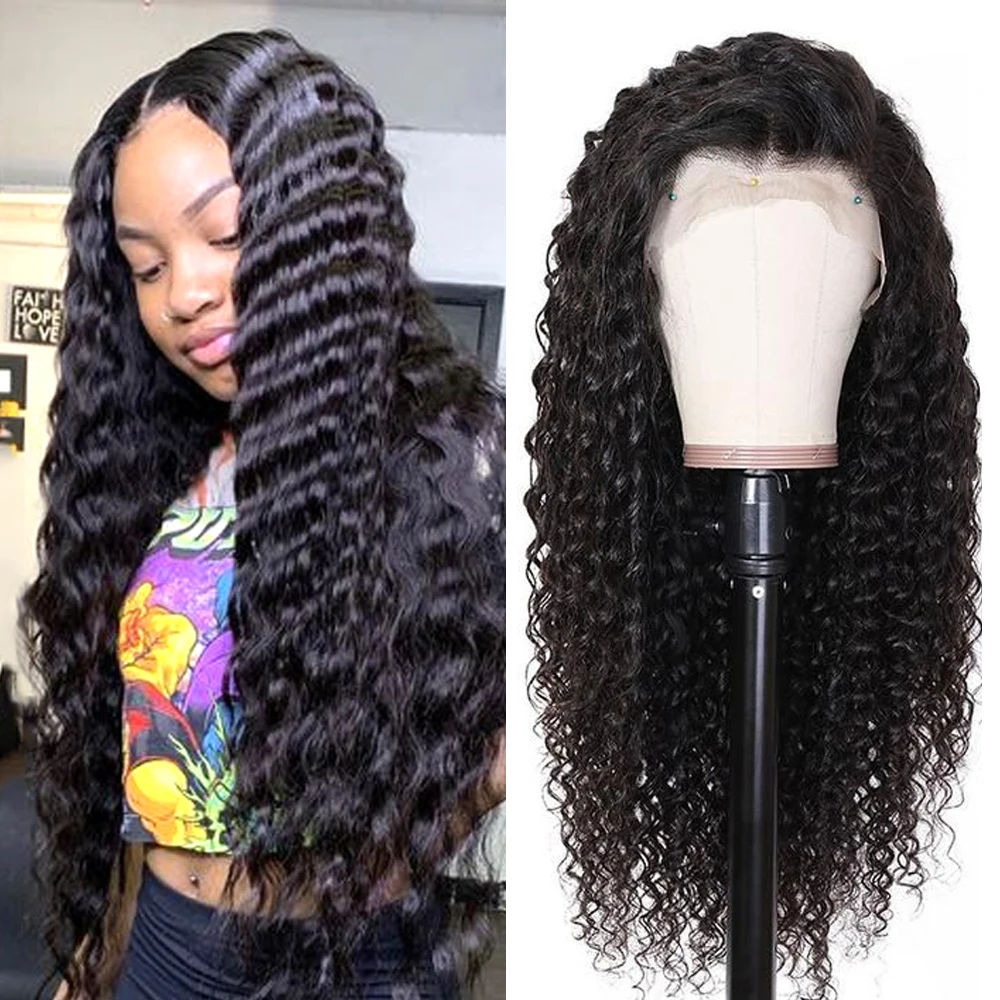 прозрачные кружевные парики 13x4 Синтетические волосы на кружеве из натуральных