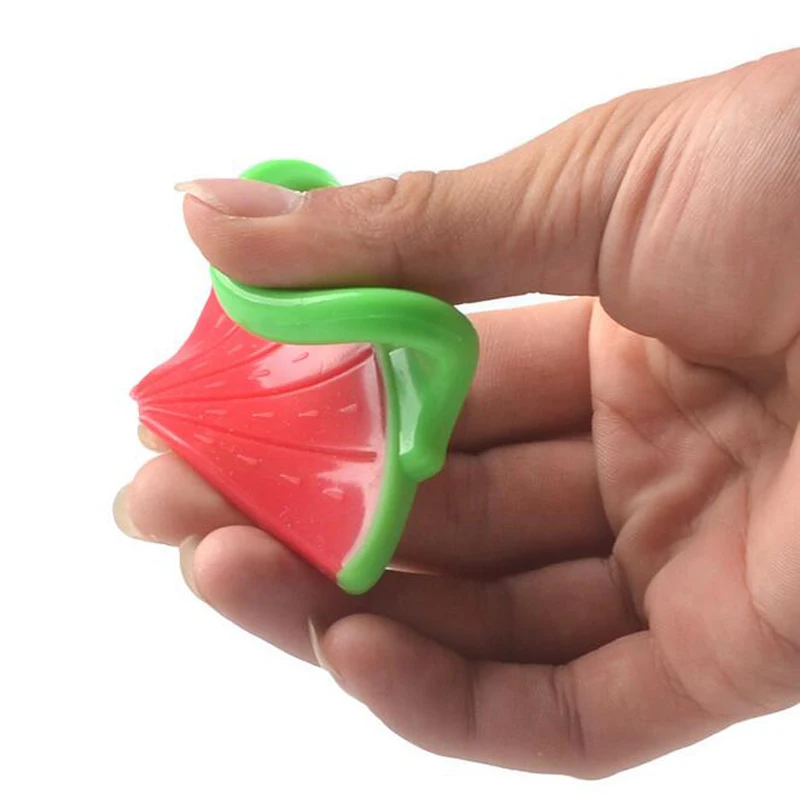 1 шт. детский силиконовый Прорезыватель для зубов в форме фруктов|Интерактивные