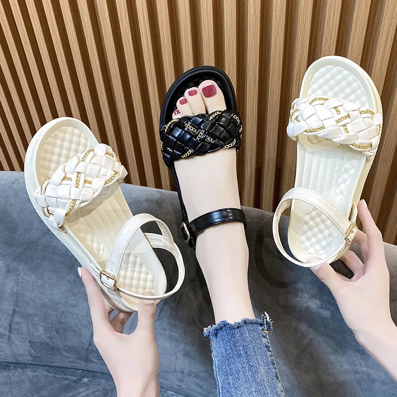

2021 summer fashion sandals shoes women sandals slippers indoor and outdoor flip flops beach shoes women slippers