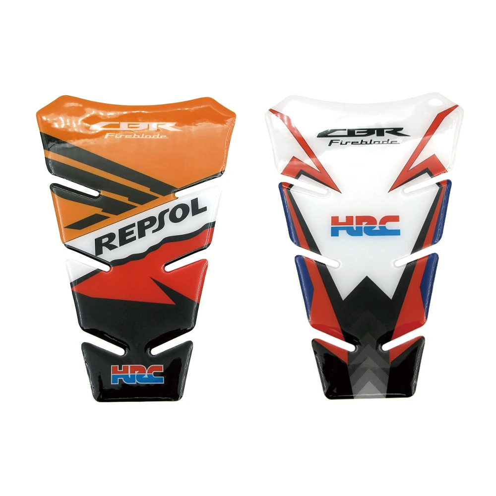 Мотоциклетные 3D резиновые наклейки на бак для Honda HRC CBR CBR1000RR CBR650F CBR600RR CBR500R CBR300R CBR250R