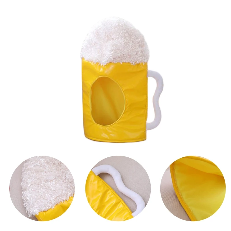 Японская забавная рисовая чашка пивная плюшевая шляпа игрушка головной убор для