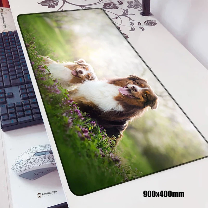 

Gaming Computer Accessories Cute Lovely Dogs Large Desk Mat Anime Mouse Pad Xxl Cs Go Mousepad Gamer Pc Mats Varmilo Carpet Pads