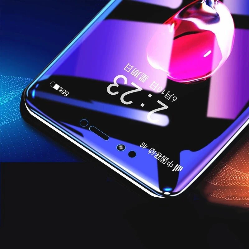 IMIDO полноэкранное закаленное стекло с защитой от синего излучения для Huawei Y9 2018 Y7